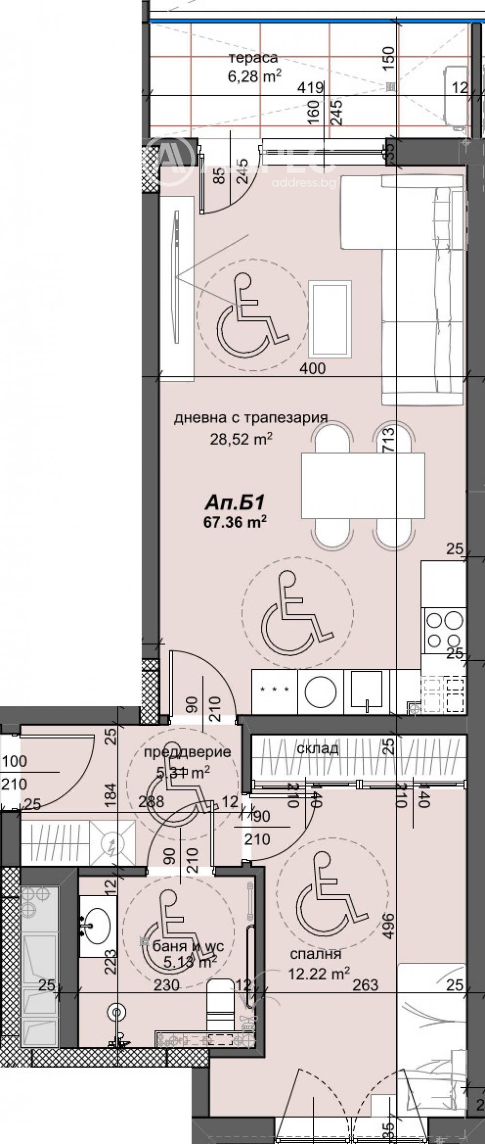 Продава 2-СТАЕН, гр. Пловдив, Тракия, снимка 5 - Апартаменти - 55612425