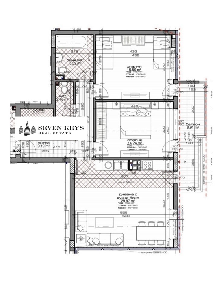 Продава 3-СТАЕН, гр. Варна, Бриз, снимка 10 - Апартаменти - 53351278
