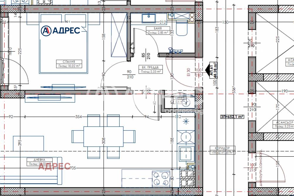 Продава 2-СТАЕН, гр. Варна, Владислав Варненчик 1, снимка 3 - Апартаменти - 53776883