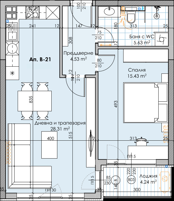 Продава 2-СТАЕН, гр. Пловдив, Кършияка, снимка 4 - Апартаменти - 55044722