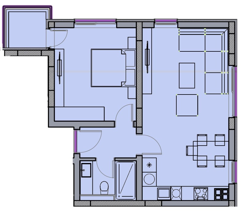 Продава 2-СТАЕН, гр. Пловдив, Христо Смирненски, снимка 2 - Aпартаменти - 46630715