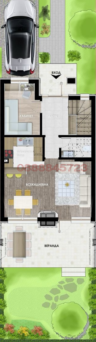 Προς πώληση  σπίτι περιοχή Plovdiv , Χησαρια , 125 τ.μ | 72215262 - εικόνα [5]