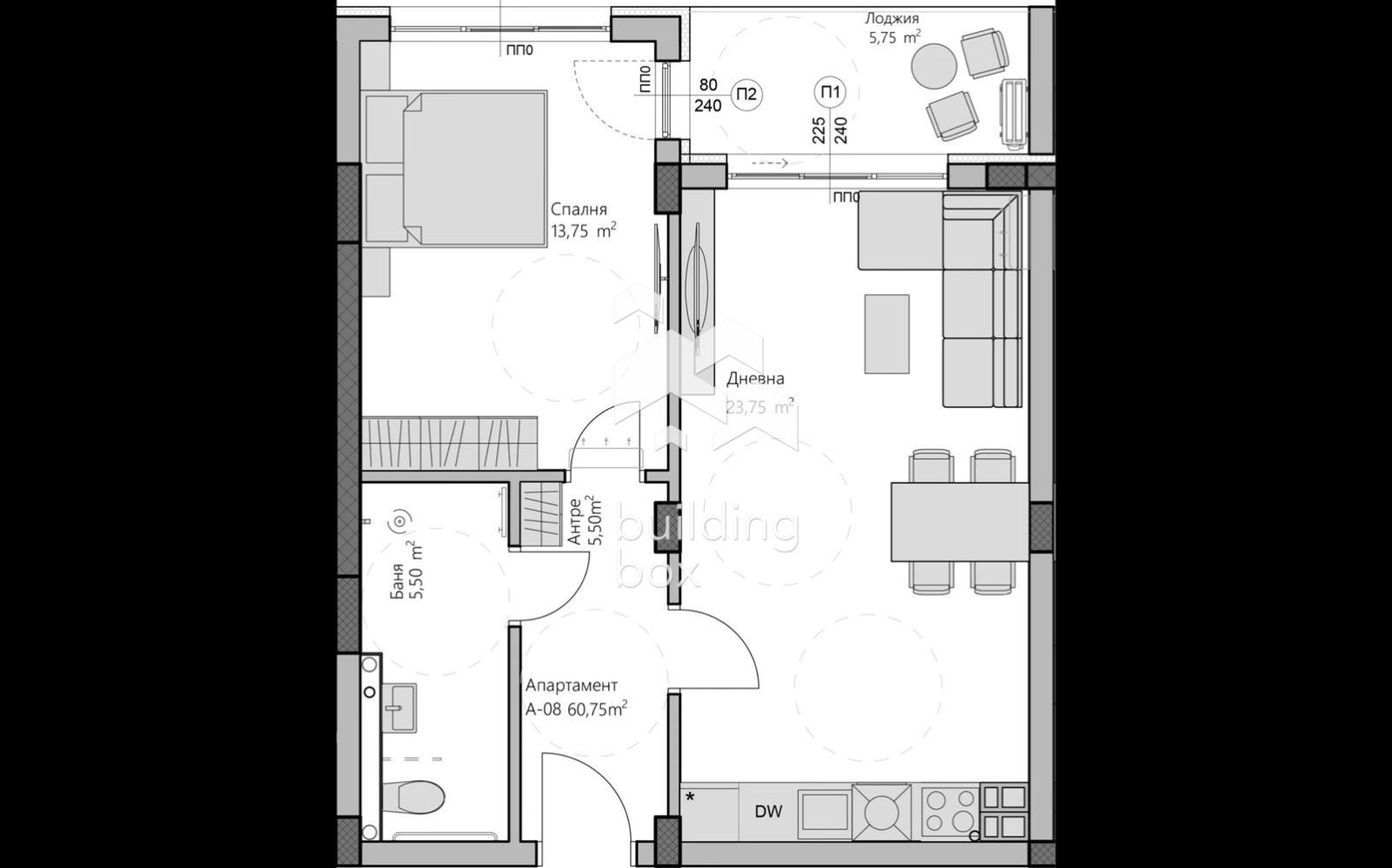 Продава 2-СТАЕН, гр. Пловдив, Христо Смирненски, снимка 2 - Апартаменти - 55624617