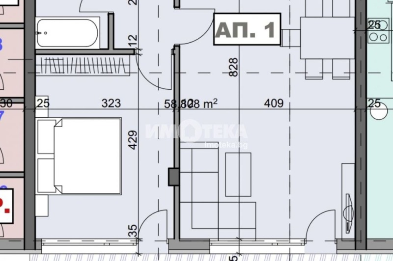 Eladó  1 hálószoba Sofia , Manastirski livadi , 105 négyzetméter | 83439941 - kép [13]