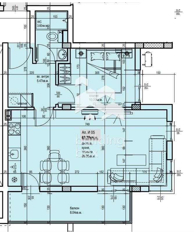Продава 2-СТАЕН, гр. Пловдив, Остромила, снимка 3 - Апартаменти - 56005222