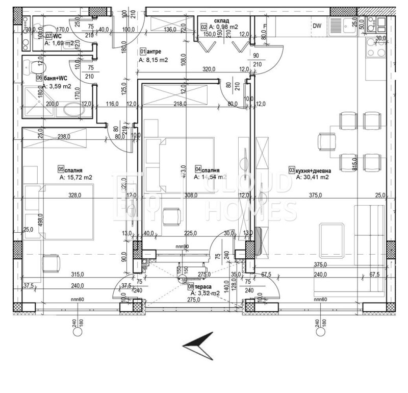 Продается  2 спальни София , Дървеница , 108 кв.м | 15929189 - изображение [2]