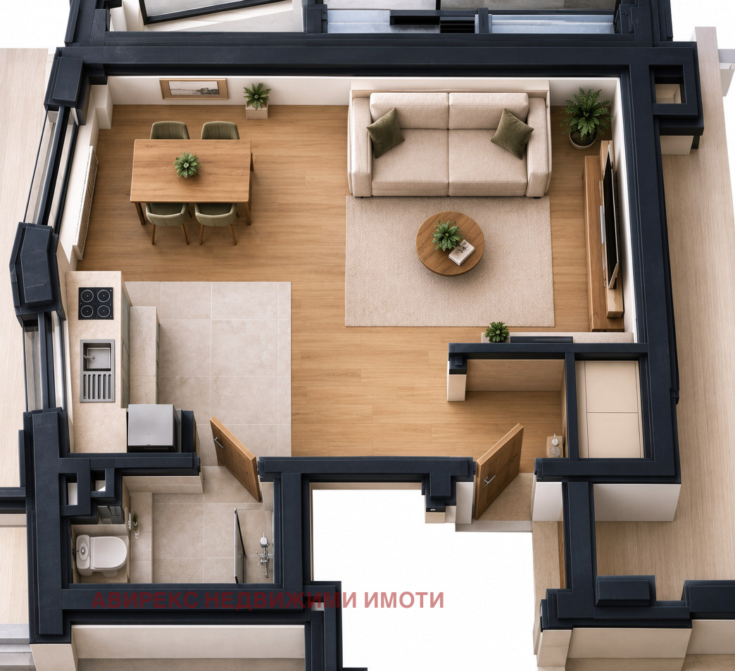 Продава 1-СТАЕН, гр. Пловдив, Кършияка, снимка 2 - Апартаменти - 56609328