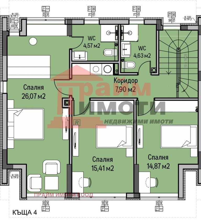 Продава КЪЩА, гр. София, с. Панчарево, снимка 16 - Къщи - 54634446