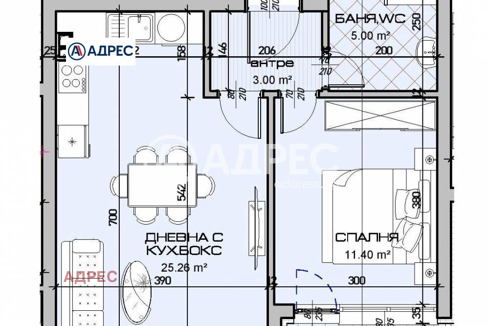 Продава 2-СТАЕН, гр. Варна, Виница, снимка 2 - Апартаменти - 56125622
