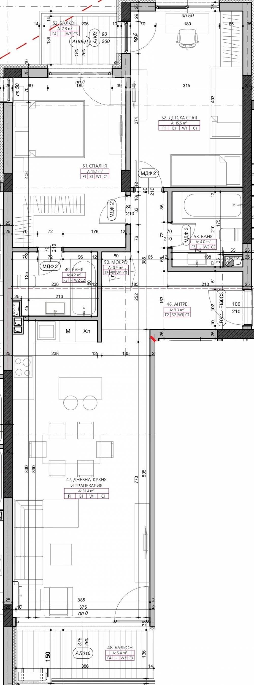 Продава 3-СТАЕН, гр. София, Манастирски ливади, снимка 4 - Апартаменти - 54255751