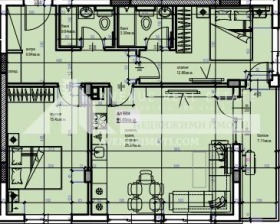 Продава 3-стаен град Пловдив Южен - [1] 