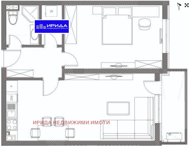 À venda  1 quarto Sofia , Krastova vada , 79 m² | 90700050 - imagem [12]