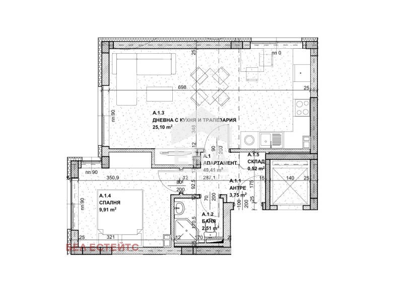 De vânzare  1 dormitor Sofia , Crâstova vada , 57 mp | 18335027 - imagine [2]