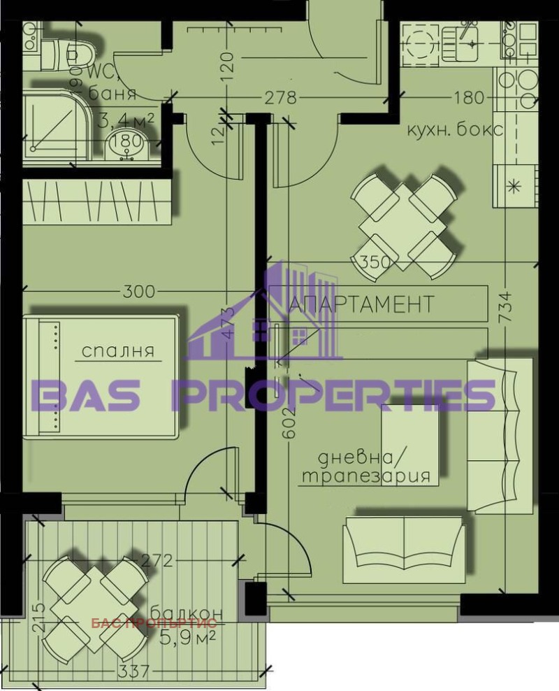 Zu verkaufen  1 Schlafzimmer Sofia , Bojana , 66 qm | 20725427 - Bild [2]