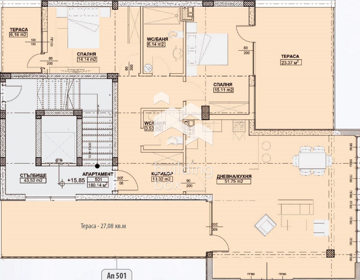 Продава 3-СТАЕН, гр. София, Дианабад, снимка 2 - Апартаменти - 54122558