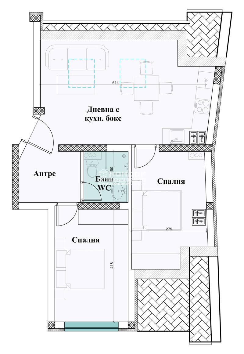 Продава 3-СТАЕН, гр. Пловдив, Въстанически, снимка 4 - Aпартаменти - 47414544