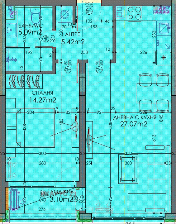 Na prodej  1 ložnice Plovdiv , Trakija , 76 m2 | 49659808 - obraz [2]