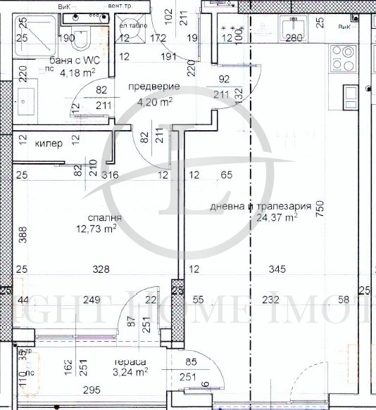 En venta  1 dormitorio Plovdiv , Trakiya , 66 metros cuadrados | 89725586