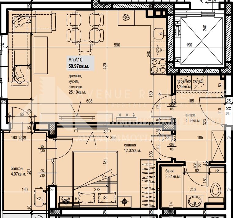 Продава 2-СТАЕН, гр. Пловдив, Южен, снимка 1 - Aпартаменти - 46487753