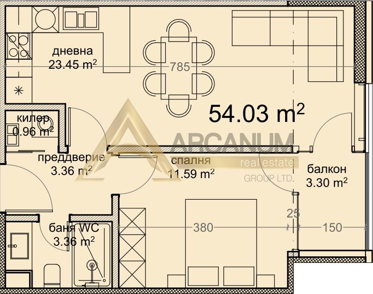 Продава 2-СТАЕН, гр. Варна, Владислав Варненчик 1, снимка 2 - Апартаменти - 54628912