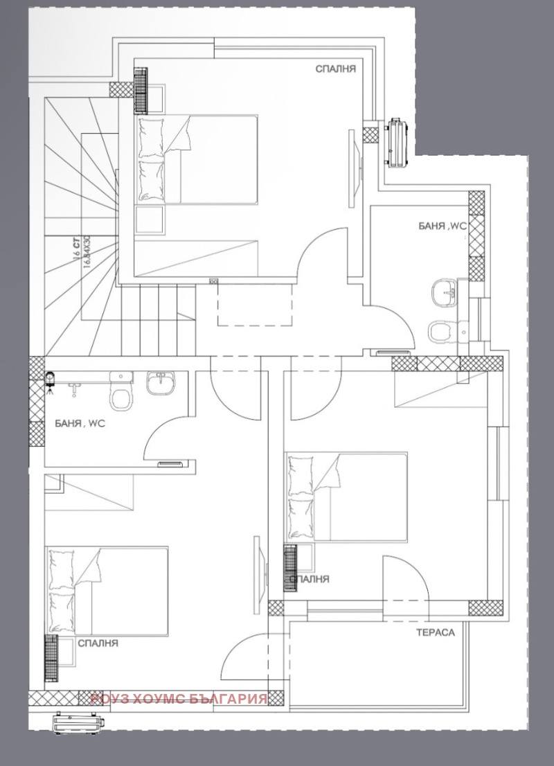 Продава КЪЩА, гр. Пловдив, Беломорски, снимка 10 - Къщи - 52168514
