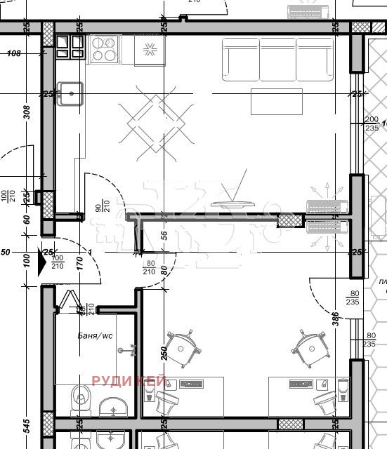Продается  1 спальня Варна , Младост 1 , 56 кв.м | 98606193 - изображение [2]