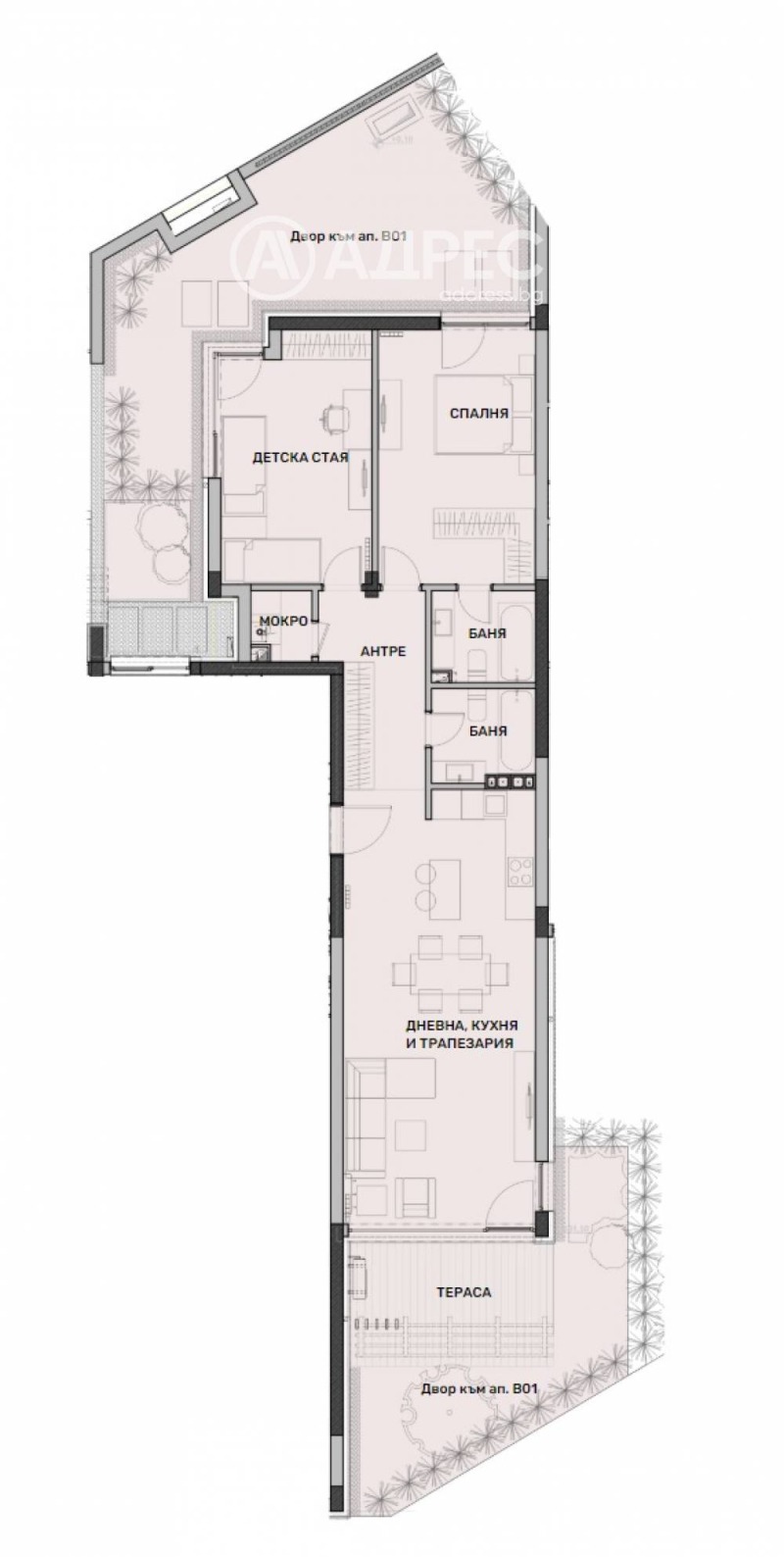 Продава 3-СТАЕН, гр. София, Манастирски ливади, снимка 3 - Aпартаменти - 48237674