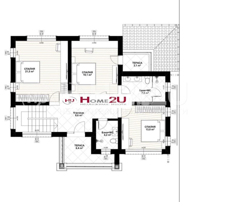 Продава КЪЩА, гр. Пловдив, Коматево, снимка 4 - Къщи - 52627338