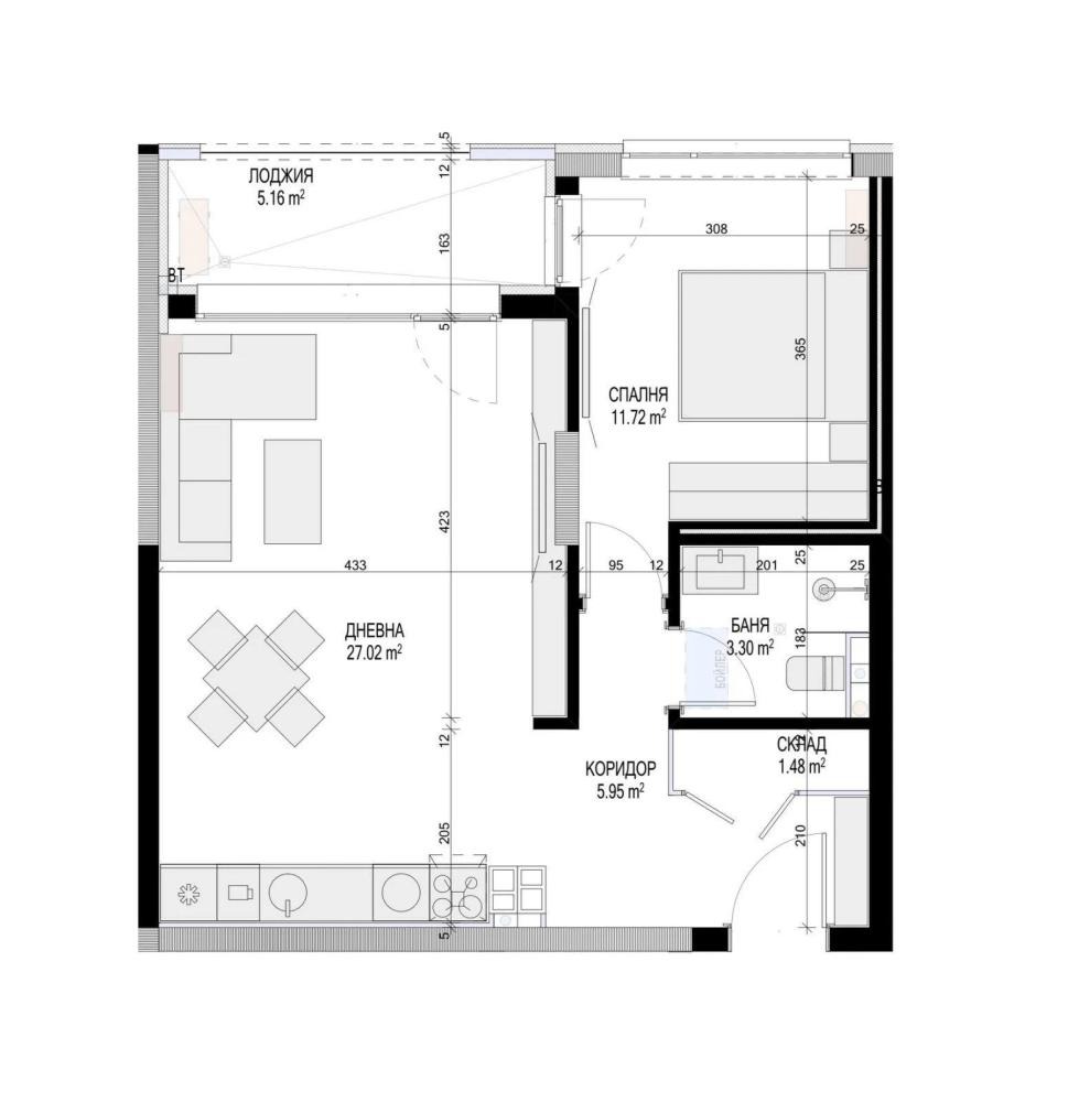 Продава 2-СТАЕН, гр. Варна, Левски 1, снимка 7 - Апартаменти - 54205450