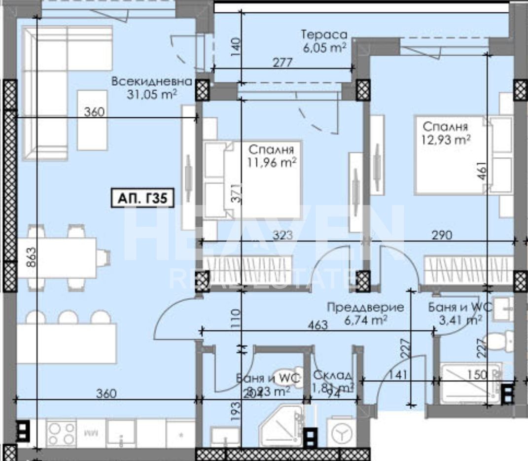 Продава 3-СТАЕН, гр. Пловдив, Остромила, снимка 2 - Апартаменти - 54064599