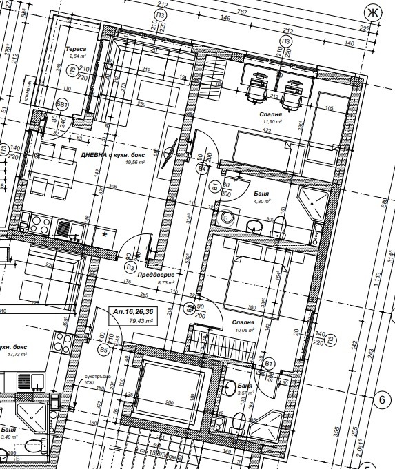 For Sale  2 bedroom Sofia , Levski V , 91 sq.m | 24861557 - image [2]