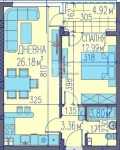 Продава  2-стаен град Пловдив , Каменица 2 , 73 кв.м | 34052660