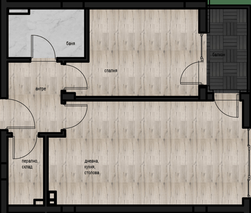 Продава 2-СТАЕН, гр. Пловдив, Кючук Париж, снимка 2 - Апартаменти - 43954678