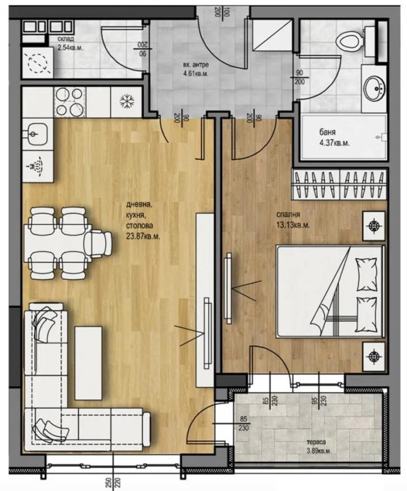 Продава 2-СТАЕН, гр. Пловдив, Западен, снимка 2 - Aпартаменти - 48101828