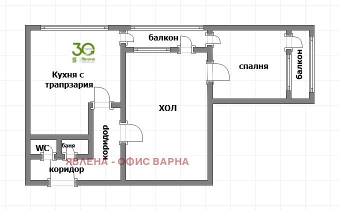 Продава 2-СТАЕН, гр. Варна, Цветен квартал, снимка 3 - Aпартаменти - 49375191