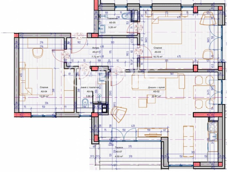 Продава 3-СТАЕН, гр. София, Драгалевци, снимка 3 - Aпартаменти - 47026294