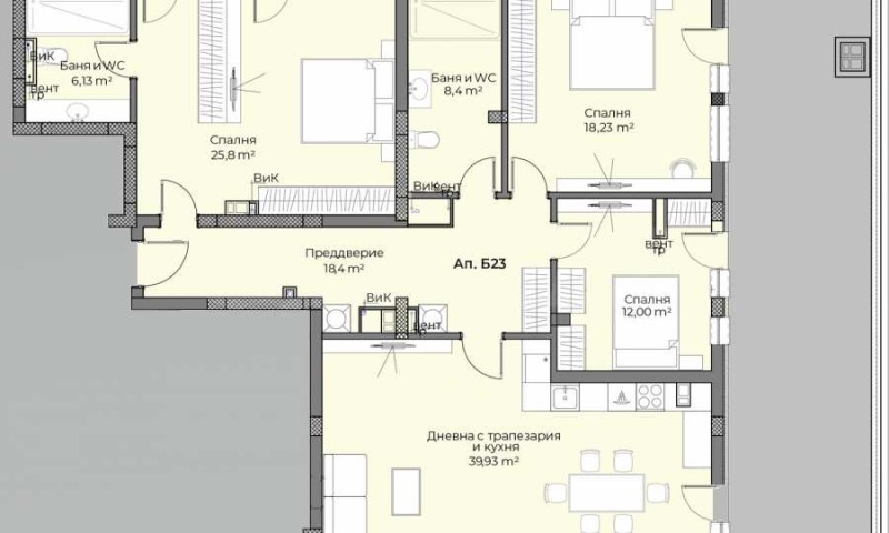 Te koop  3 slaapkamers Plovdiv , Belomorski , 178 m² | 18830829 - afbeelding [6]