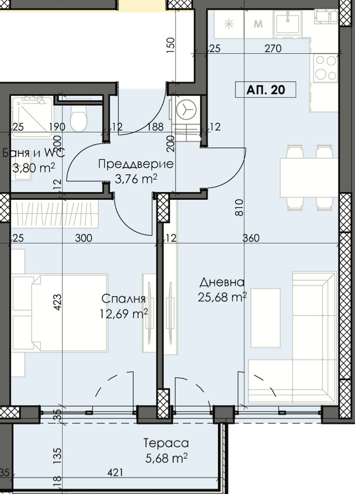 Продава 2-СТАЕН, гр. Пловдив, Тракия, снимка 1 - Aпартаменти - 48422950