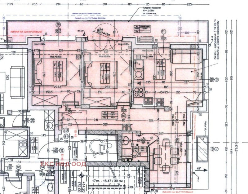 Продаја  2 спаваће собе Пловдив , Садијски , 109 м2 | 57677921