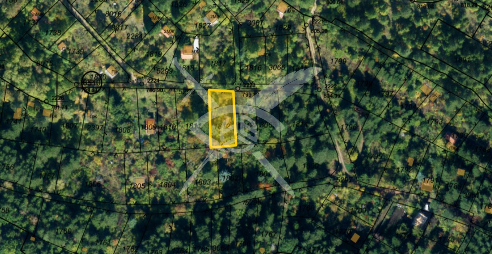 Продава ПАРЦЕЛ, гр. София, с. Герман, снимка 2 - Парцели - 50211665