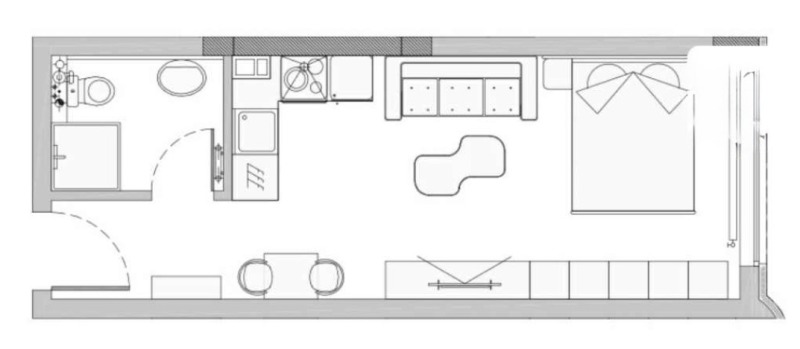 En venta  Estudio Sofia , Malinova dolina , 39 metros cuadrados | 29366292 - imagen [12]