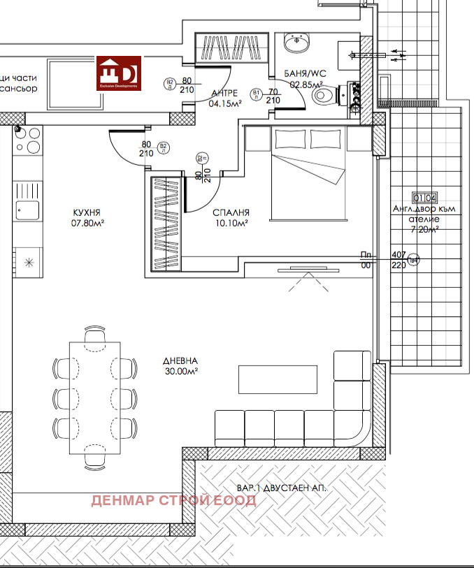 Продава  2-стаен град София , Малинова долина , 73 кв.м | 80725510 - изображение [7]