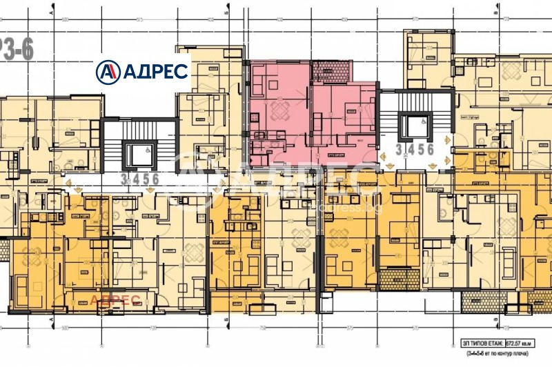 Продава 3-СТАЕН, гр. Варна, Цветен квартал, снимка 3 - Aпартаменти - 48367861