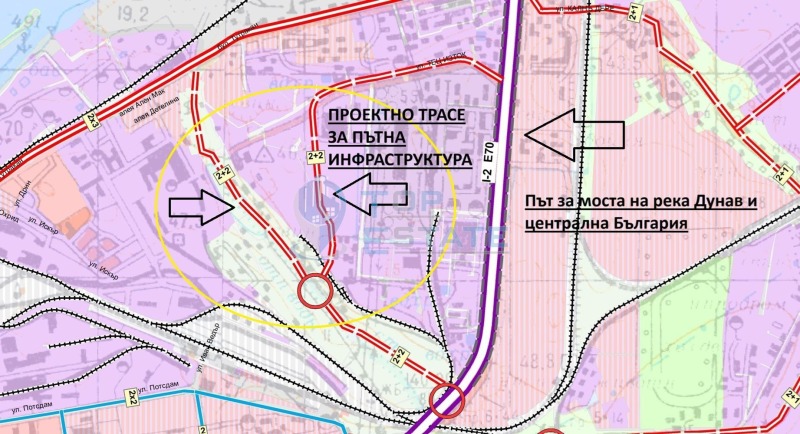 Продава ПАРЦЕЛ, гр. Русе, Промишлена зона - Изток, снимка 2 - Парцели - 52672142