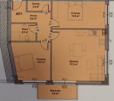 Продава 3-СТАЕН, гр. Варна, м-т Пчелина, снимка 6 - Апартаменти - 53633687