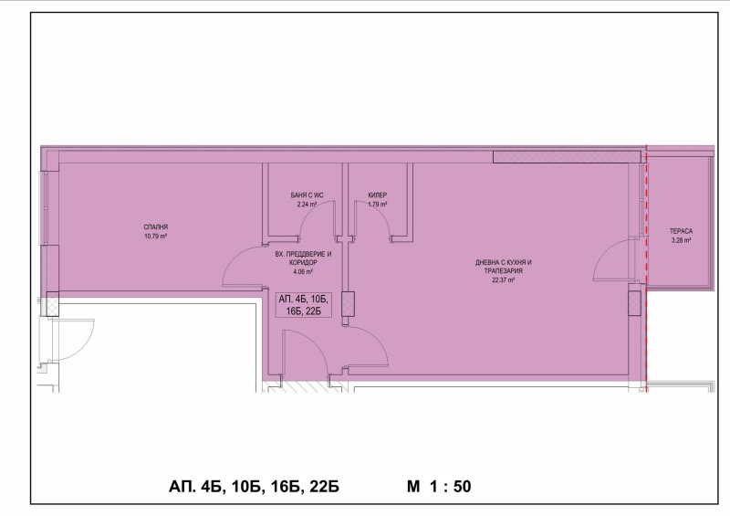 Продава 2-СТАЕН, гр. Търговище, Запад 2, снимка 2 - Aпартаменти - 49603310