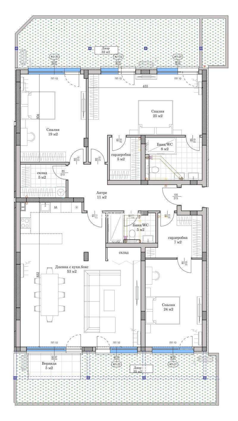 Satılık  3+ yatak odası Plovdiv , Ostromila , 271 metrekare | 97963696 - görüntü [2]