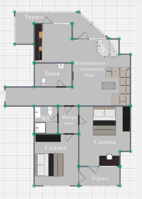 2 camere da letto Manastirski livadi, Sofia 10