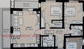 2 bedroom Druzhba 2, Sofia 2