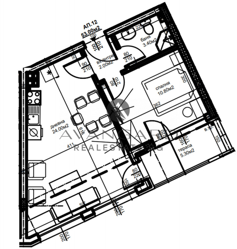 Na prodej  1 ložnice Plovdiv , Kjučuk Pariž , 61 m2 | 40804549 - obraz [4]